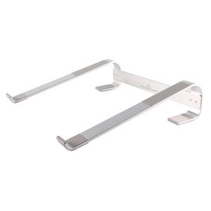 POWERTECH μεταλλική βάση laptop PT-1161, έως 18", ασημί | Αξεσουάρ για Laptop | elabstore.gr