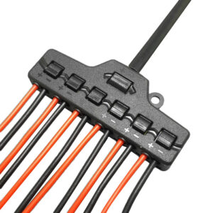 Splitter block TOOL-0095 για LED καλωδιοταινίες, 6-port, μαύρο | Εργαλεία | elabstore.gr