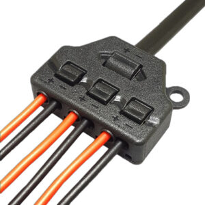 Splitter block TOOL-0096 για LED καλωδιοταινίες, 3-port, μαύρο | Εργαλεία | elabstore.gr