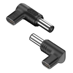POWERTECH αντάπτορας τροφοδοσίας YX-07, USB-C σε HP 7.4x5mm, μαύρος | Αξεσουάρ για Laptop | elabstore.gr