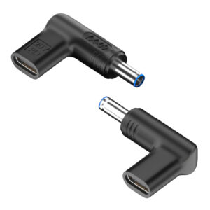 POWERTECH αντάπτορας τροφοδοσίας YX-09, USB-C σε HP 4.5x3mm, μαύρος | Αξεσουάρ για Laptop | elabstore.gr