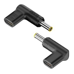 POWERTECH αντάπτορας τροφοδοσίας YX-16, USB-C σε Samsung 5.5x3mm, μαύρος | Αξεσουάρ για Laptop | elabstore.gr