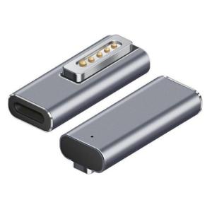 POWERTECH αντάπτορας τροφοδοσίας YX-MS2, USB-C σε Magsafe 2, ασημί | Αξεσουάρ για Laptop | elabstore.gr