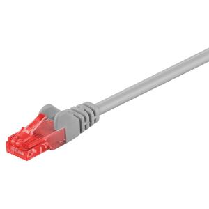 GOOBAY καλώδιο δικτύου 68449, CAT 6 U/UTP, CCA, 15m, γκρι | Καλώδια - Αντάπτορες | elabstore.gr