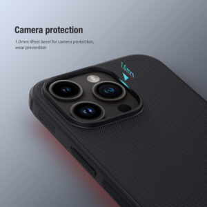 NILLKIN θήκη Super Frosted Shield Pro για iPhone 15 Pro, κόκκινη | Αξεσουάρ κινητών | elabstore.gr