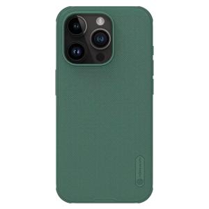 NILLKIN θήκη Super Frosted Shield Pro για iPhone 15 Pro, πράσινη | Αξεσουάρ κινητών | elabstore.gr