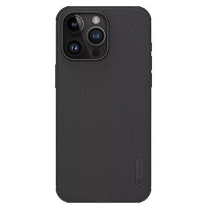 NILLKIN θήκη Super Frosted Shield Pro για iPhone 15 Pro Max, μαύρη | Αξεσουάρ κινητών | elabstore.gr