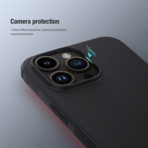 NILLKIN θήκη Super Frosted Shield Pro για iPhone 15 Pro Max, μπλε | Αξεσουάρ κινητών | elabstore.gr