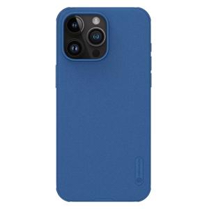 NILLKIN θήκη Super Frosted Shield Pro για iPhone 15 Pro Max, μπλε | Αξεσουάρ κινητών | elabstore.gr