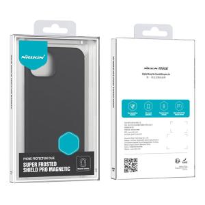 NILLKIN θήκη Super Frosted Shield Pro Magnetic για iPhone 15, μπλε | Αξεσουάρ κινητών | elabstore.gr
