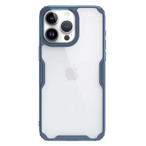 NILLKIN θήκη Nature Pro για iPhone 15 Pro, διάφανη-μπλε | Αξεσουάρ κινητών | elabstore.gr