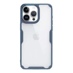 NILLKIN θήκη Nature Pro για iPhone 15 Pro Max, διάφανη-μπλε | Αξεσουάρ κινητών | elabstore.gr