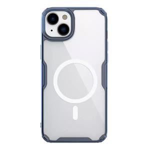 NILLKIN θήκη Nature Pro Magnetic για iPhone 15, διάφανη-μπλε | Αξεσουάρ κινητών | elabstore.gr