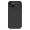 NILLKIN θήκη CamShield Silky Silicone για iPhone 15, μαύρη | Αξεσουάρ κινητών | elabstore.gr