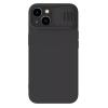 NILLKIN θήκη CamShield Silky Silicone για iPhone 15 Plus, μαύρη | Αξεσουάρ κινητών | elabstore.gr