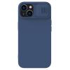 NILLKIN θήκη CamShield Silky Silicone για iPhone 15 Plus, μπλε | Αξεσουάρ κινητών | elabstore.gr