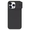 NILLKIN θήκη CamShield Silky Silicone για iPhone 15 Pro Max, μαύρη | Αξεσουάρ κινητών | elabstore.gr