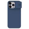NILLKIN θήκη CamShield Silky Silicone για iPhone 15 Pro Max, μπλε | Αξεσουάρ κινητών | elabstore.gr