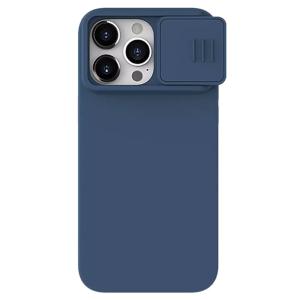 NILLKIN θήκη CamShield Silky Silicone για iPhone 15 Pro Max, μπλε | Αξεσουάρ κινητών | elabstore.gr