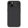 NILLKIN θήκη CamShield Silky Magnetic Silicone για iPhone 15, μαύρη | Αξεσουάρ κινητών | elabstore.gr
