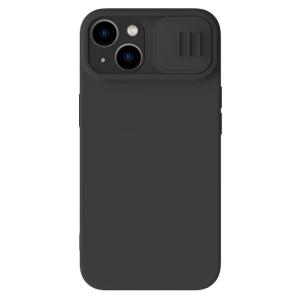NILLKIN θήκη CamShield Silky Magnetic Silicone για iPhone 15, μαύρη | Αξεσουάρ κινητών | elabstore.gr