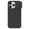 NILLKIN θήκη CamShield Silky Magnetic Silicone για iPhone 15 Pro, μαύρη | Αξεσουάρ κινητών | elabstore.gr