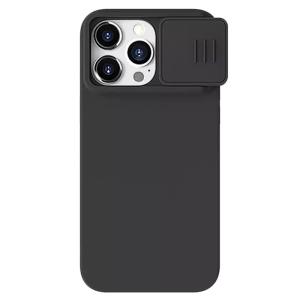 NILLKIN θήκη CamShield Silky Magnetic Silicone για iPhone 15 Pro, μαύρη | Αξεσουάρ κινητών | elabstore.gr