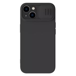 NILLKIN θήκη CamShield Silky Magnetic Silicone για iPhone 15 Plus, μαύρη | Αξεσουάρ κινητών | elabstore.gr