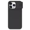 NILLKIN θήκη CamShield Silky Magnetic Silicone, iPhone 15 Pro Max, μαύρη | Αξεσουάρ κινητών | elabstore.gr