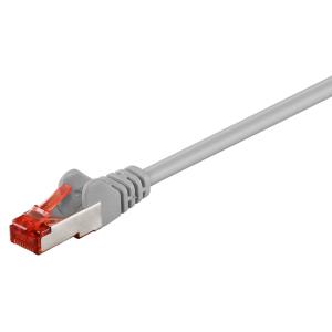 GOOBAY καλώδιο δικτύου 93569, CAT 6 S/FTP (PiMF), CCA, 1m, γκρι | Καλώδια - Αντάπτορες | elabstore.gr