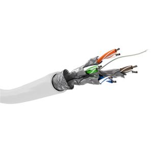 GOOBAY καλώδιο δικτύου 94218, CAT 6 S/FTP (PiMF), CCA, 305m, λευκό | Καλώδια - Αντάπτορες | elabstore.gr