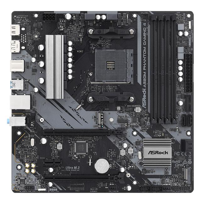 ASROCK μητρική A520M Phantom Gaming 4, 4x DDR4, AM4, USB 3.2, mATX | eLabstore.gr ASROCK μητρική A520M Phantom Gaming 4, 4x DDR4, AM4, USB 3.2, mATX | PC & Αναβάθμιση | elabstore.gr