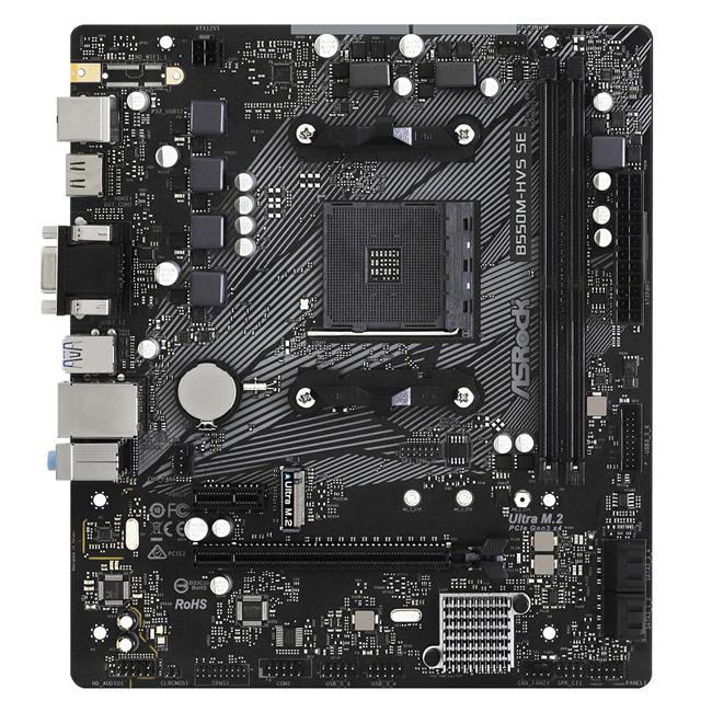 ASROCK μητρική B550M-HVS SE, 2x DDR4, AM4, USB 3.2, mATX | eLabstore.gr ASROCK μητρική B550M-HVS SE, 2x DDR4, AM4, USB 3.2, mATX | PC & Αναβάθμιση | elabstore.gr