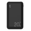 SILICON POWER power bank QS58, 1x USB-C & 2x USB, 20000mAh, 20W, μαύρο | Αξεσουάρ κινητών | elabstore.gr