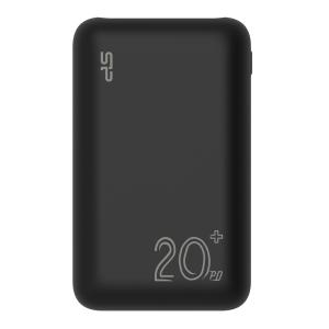 SILICON POWER power bank QS58, 1x USB-C & 2x USB, 20000mAh, 20W, μαύρο | Αξεσουάρ κινητών | elabstore.gr