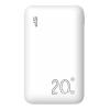 SILICON POWER power bank QS58, 1x USB-C & 2x USB, 20000mAh, 20W, λευκό | Αξεσουάρ κινητών | elabstore.gr