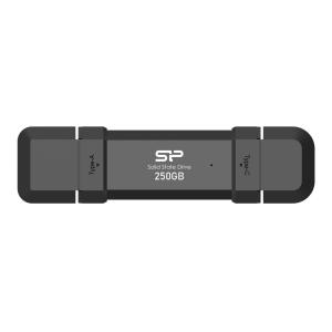 SILICON POWER USB Flash Drive DS72, USB/USB-C, 250GB 1050/850MBps, μαύρο | eLabstore.gr SILICON POWER USB Flash Drive DS72, USB/USB-C, 250GB 1050/850MBps, μαύρο | Συνοδευτικά PC | elabstore.gr