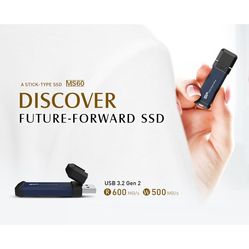 SILICON POWER USB Flash Drive MS60, 250GB, 600/500MBps, μπλε | eLabstore.gr SILICON POWER USB Flash Drive MS60, 250GB, 600/500MBps, μπλε | Συνοδευτικά PC | elabstore.gr