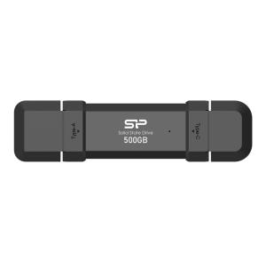 SILICON POWER USB Flash Drive DS72, USB/USB-C, 500GB 1050/850MBps, μαύρο | eLabstore.gr SILICON POWER USB Flash Drive DS72, USB/USB-C, 500GB 1050/850MBps, μαύρο | Συνοδευτικά PC | elabstore.gr