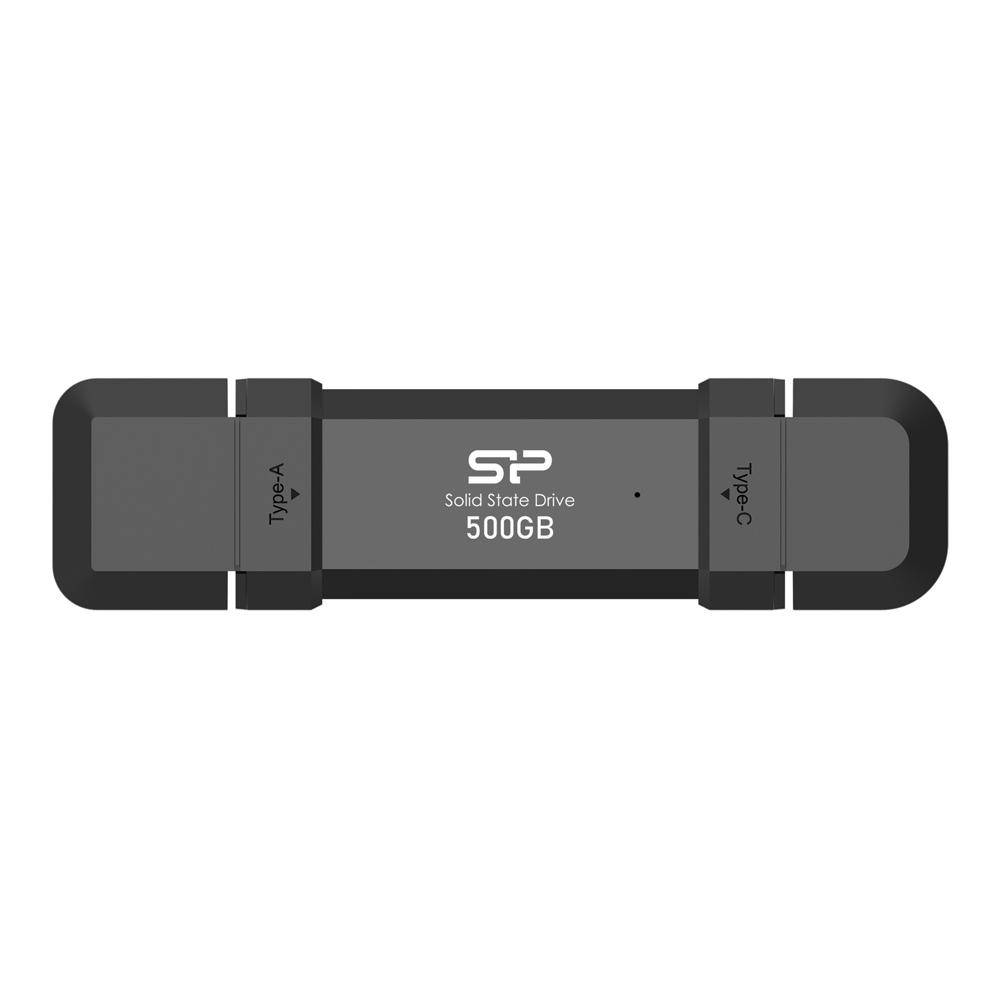 SILICON POWER USB Flash Drive DS72, USB/USB-C, 500GB 1050/850MBps, μαύρο | eLabstore.gr SILICON POWER USB Flash Drive DS72, USB/USB-C, 500GB 1050/850MBps, μαύρο | Συνοδευτικά PC | elabstore.gr