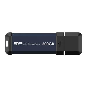 SILICON POWER USB Flash Drive MS60, 500GB, 600/500MBps, μπλε | Συνοδευτικά PC | elabstore.gr