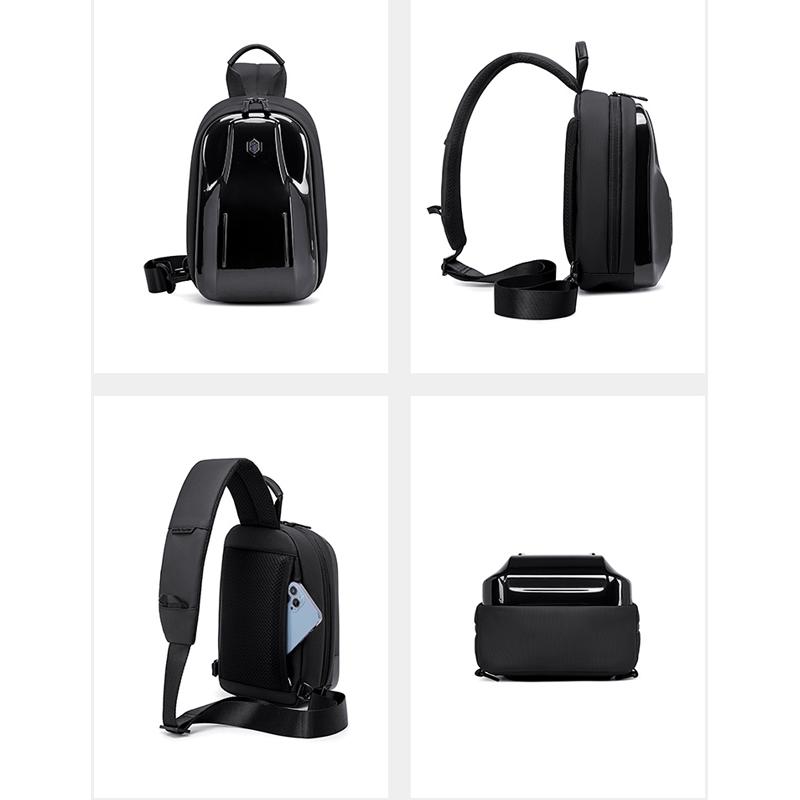 ARCTIC HUNTER τσάντα Crossbody XB00551 με θήκη tablet, 3.5L, μαύρη | eLabstore.gr ARCTIC HUNTER τσάντα Crossbody XB00551 με θήκη tablet, 3.5L, μαύρη - Image 6