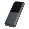 USAMS power bank US-CD194 με καλώδια, 5x έξοδοι, 10000mAh, 10W, μαύρο | Αξεσουάρ κινητών | elabstore.gr