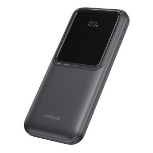 USAMS power bank US-CD194 με καλώδια, 5x έξοδοι, 10000mAh, 10W, μαύρο | Αξεσουάρ κινητών | elabstore.gr