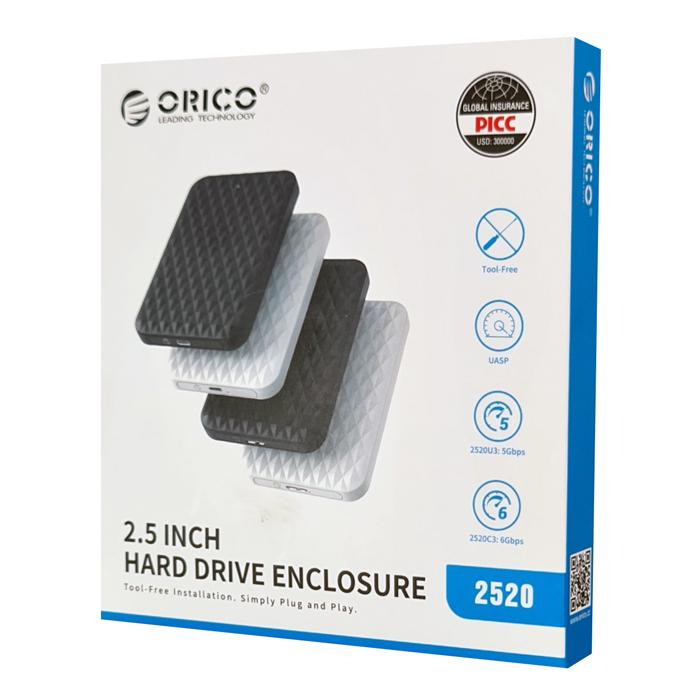ORICO εξωτερική θήκη για 2.5" HDD/SSD 2520U3-V1 έως 4TB, 5Gbps, λευκή | eLabstore.gr ORICO εξωτερική θήκη για 2.5" HDD/SSD 2520U3-V1 έως 4TB, 5Gbps, λευκή | Συνοδευτικά PC | elabstore.gr