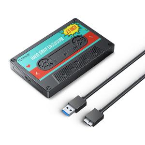 ORICO εξωτερική θήκη για 2.5" HDD 2580U3-V1 έως 6TB, 5Gbps, μαύρη | Συνοδευτικά PC | elabstore.gr