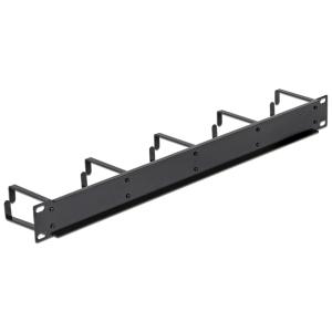 DELOCK cable management 42496 για rack 19"/1U, 5x γάντζοι, μαύρο | Εξοπλισμός IT | elabstore.gr