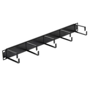 DELOCK cable management 42496 για rack 19"/1U, 5x γάντζοι, μαύρο | Εξοπλισμός IT | elabstore.gr