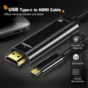 CABLETIME καλώδιο USB-C σε HDMI CT-CMHD, 4K/60Hz, 1.8m, μαύρο | eLabstore.gr CABLETIME καλώδιο USB-C σε HDMI CT-CMHD, 4K/60Hz, 1.8m, μαύρο | Καλώδια - Αντάπτορες | elabstore.gr