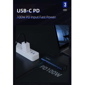 CABLETIME docking station CT-CMHD91, 9 θυρών, USB-C, 4K, 100W, μπλε | eLabstore.gr